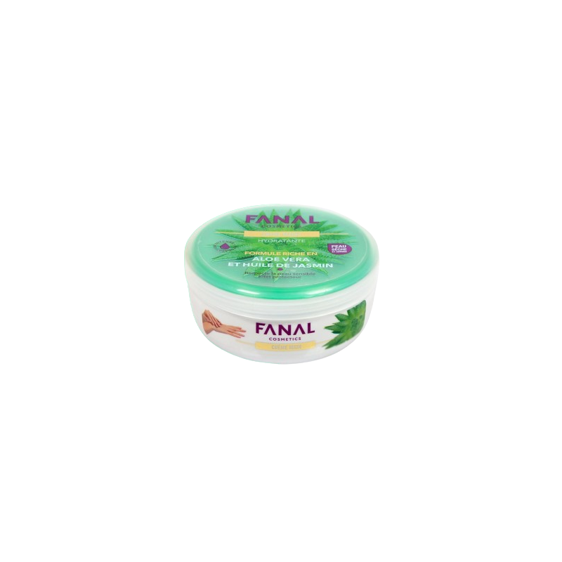 Fanal Crème Mains et Ongles Aleo Vera et Huile de Jasmin 200ml