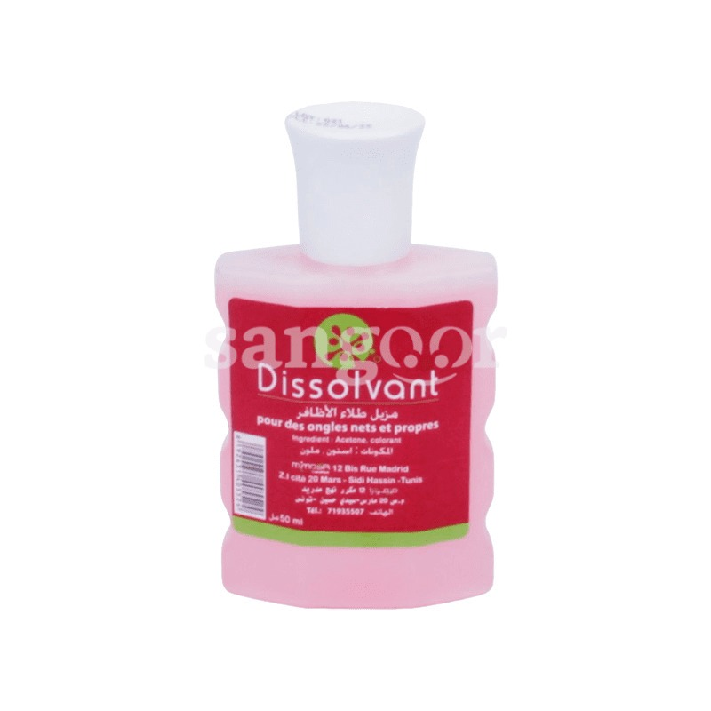 Dissolvant Ongles Rose 60ml