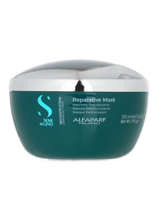 Reparative Mask 200ml - Cheveux Abîmés - Alfaparf Semi di Lino