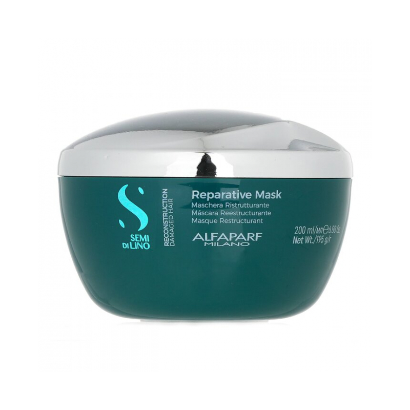 Reparative Mask 200ml - Cheveux Abîmés - Alfaparf Semi di Lino