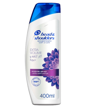 Shampoing Extra Volume 400ml - Cheveux Fins Manque Volume - Head & Shoulders