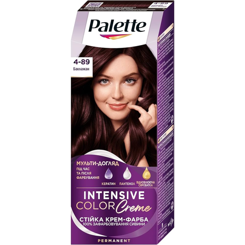 Palette Teinture 4-89 - Coloration Cheveux - Schwarzkopf Palette