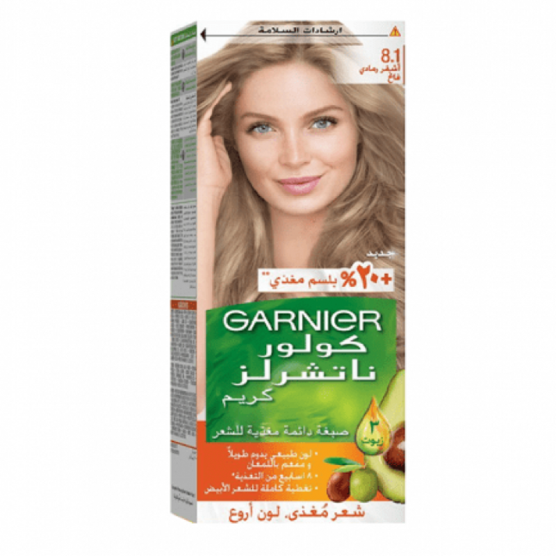 Garnier Color Naturals ° 8.1 Blond Clair Cendré - Teinture Cheveux