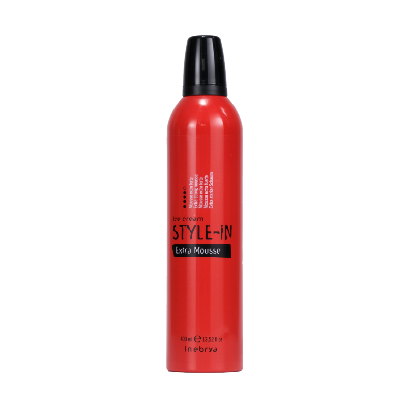 Laque Extra Mousse 400ml Inebrya Style In Mousse Coiffure Longue Tenue