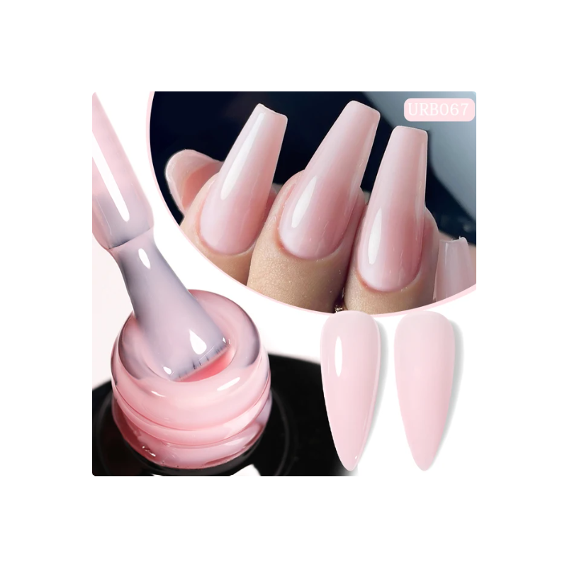 QBD Rubber Base Coat B06 Pink Ice 10ml