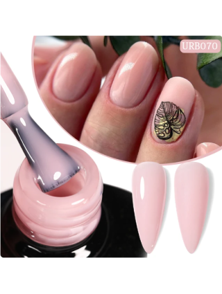 QBD Rubber Base Coat B07 Pink 10ml