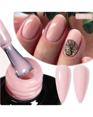 QBD Rubber Base Coat B07 Pink 10ml