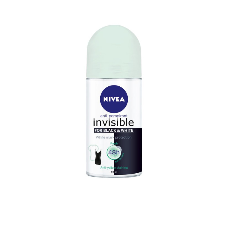 Nivea Roll-On Anti-Transpirant Black & White Clean 50 ml