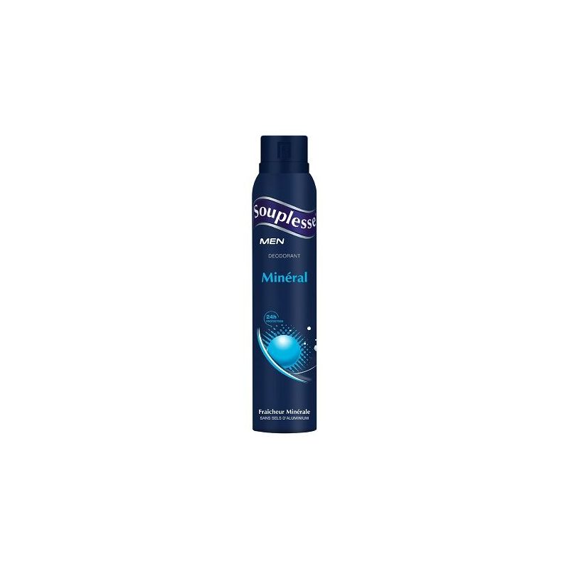 Souplesse Déodorant Homme Minéral 200ml