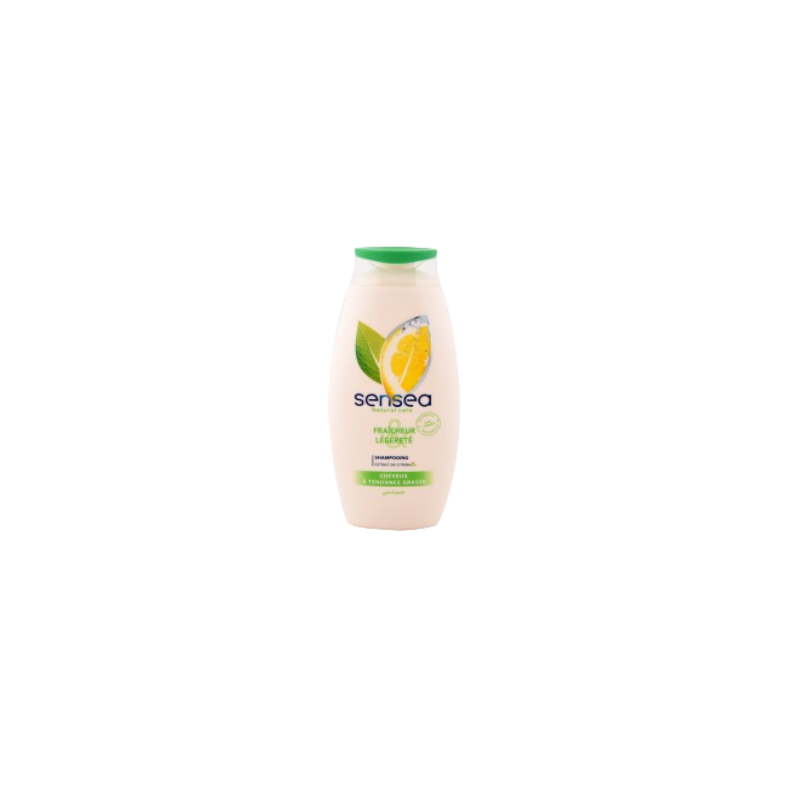 Shampoing Cheveux Gras 380ml - Extrait de Citron Bio - Sensea