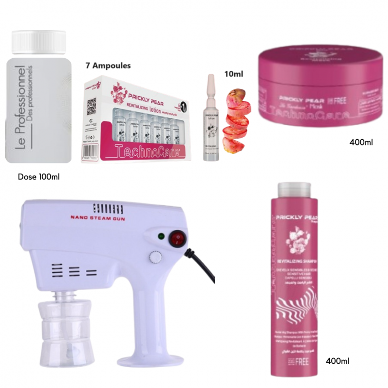 Pack Soins Capillaires Figue de Barbarie - Technocare - Cheveux Sensibles et Secs