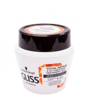 Gliss Masque Total Repair 300ml - Cheveux Secs et abîmés