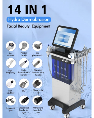 Machine Hydrafacial 14 en 1 : Machine Professionnelle Beauté Esthétique et Spa