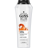 Gliss Shampoing Total Repair 400ml - Cheveux Secs et abîmés