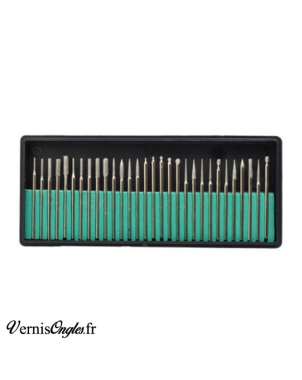 Embouts Fer 30 pcs Ponceuses Électriques Soins Onglerie