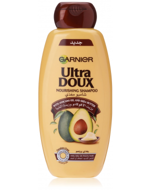 Ultra Doux Shampoing Huile d'Avocat et Beurre de Karité 400ml - Cheveux Secs et Frisés