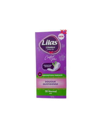 Protège Slip Normal 20 pcs - Lilas Confort Plus