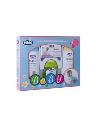 Nihel Coffret Bébé Garçon Bleu