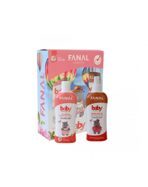 Fanal Coffret Soins Bébé Fille  - Gel Douche 250ml + Eau de Toilette 250ml