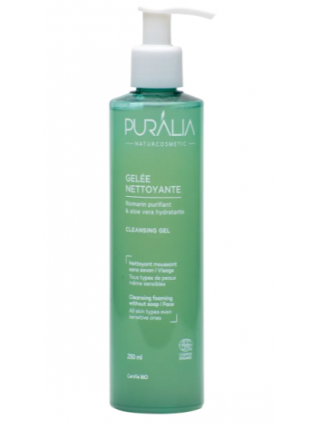 Gelée Nettoyante Visage PURALIA 250ml Tous Types de Peaux