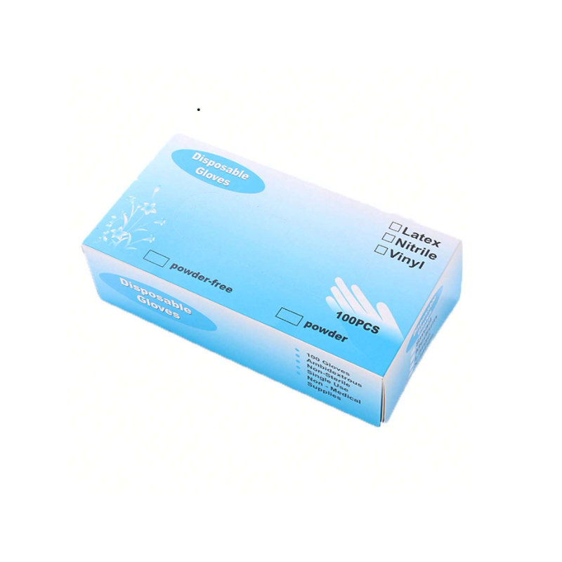 Gants Mains Médicaux 100 pièces - Matériels Professionnels - Soins Visage ou Teinture Cheveux