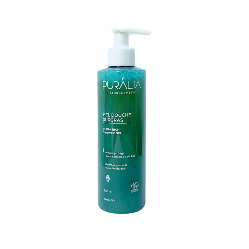 Gel Douche Surgras PURALIA 250ml Peaux Normales à Sèches