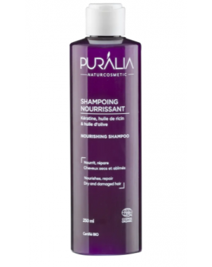 Shampoing Nourrissant PURALIA 250ml Cheveux secs et abîmés