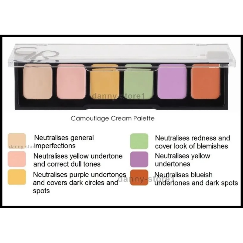 Correct & Concealer Camouflage Palette 03 - Golden Rose