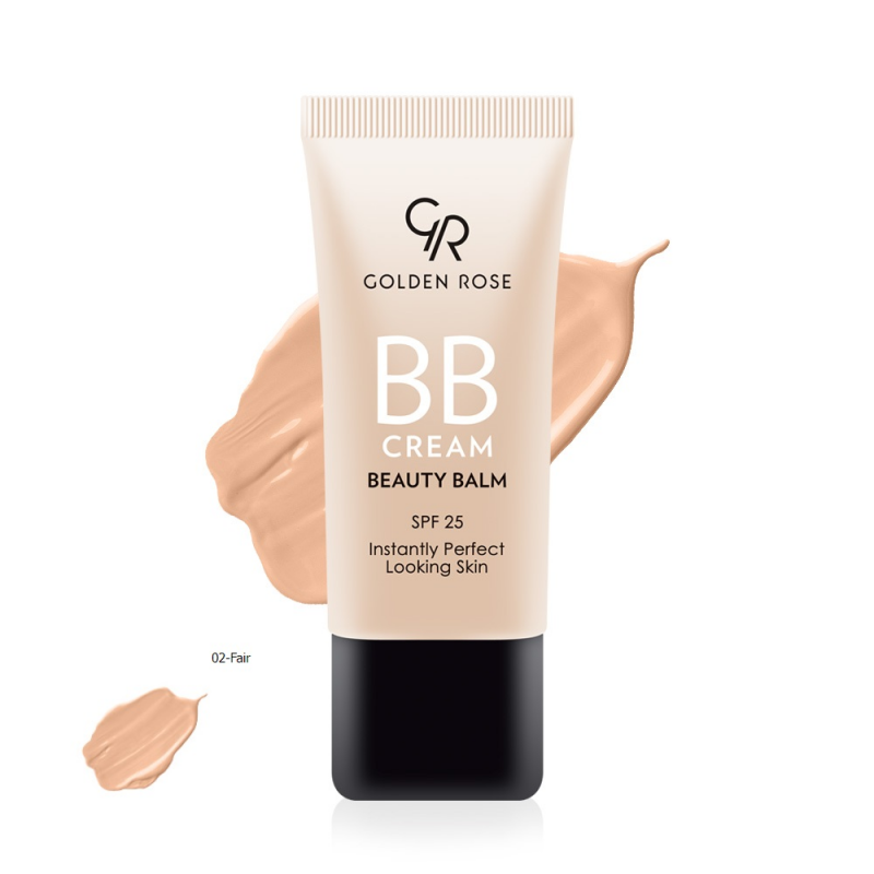 Golden Rose BB Cream Beauty Balm 30ml SPF25 02 Fair