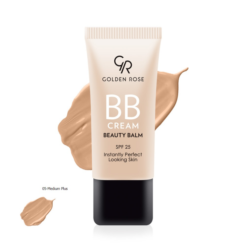 Golden Rose BB Cream Beauty Balm 30ml SPF25 05 Medium+