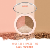 Golden Rose Nude Look Baked Trio Face Powder Blush Highlighter Bronzer