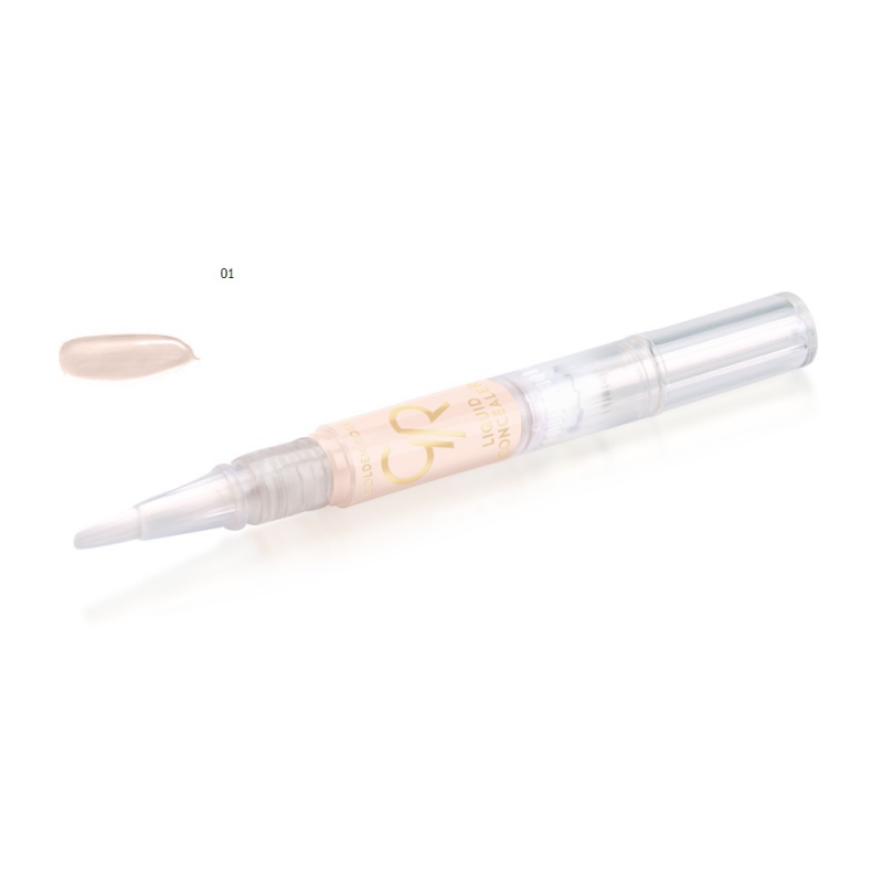 Liquid Concealer 01 Golden Rose Correcteur Anti Cernes Tâches