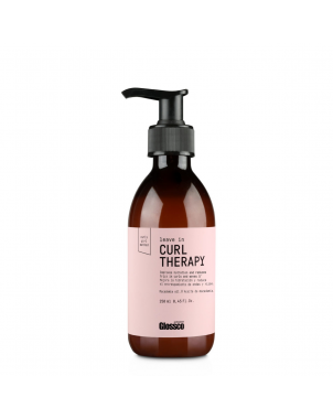 Leave In Curl Therapy 250ml Glossco Professional Masque Sans Rinçage Cheveux Bouclés Curly Frisés