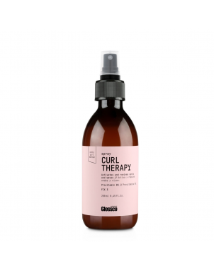 Spray Curl Therapy 250ml Glossco Professional Spray Protecteur Sans Rinçage Cheveux Bouclés Curly Frisés