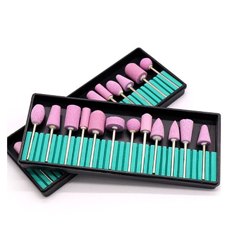 Embouts en Laine ou Quartz pour Ponceuse à Ongles Polissage Cuticules