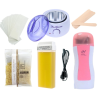Pack Epilation Chauffe Cire, Cire Cartouche, Spatules en bois Papiers