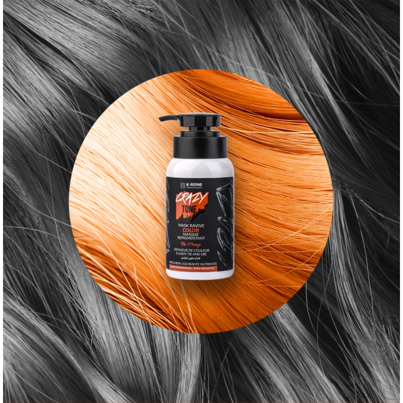 K-reine Masque Colorant Ravive Crazy Tone Fire Orange 250ml