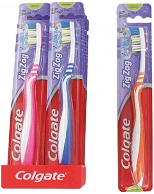 Colgate Brosse à Dents Zigzag Soft Nettoyage Hygiène Dentaire