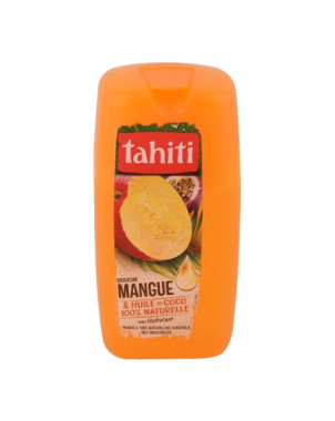 Tahiti Gel Douche Mangue et Huile de Coco 250ml Soins Corps Peau Douce Parfumée