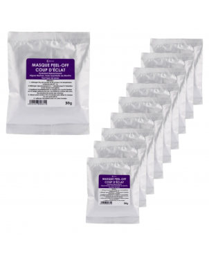 Masque Peel Off Coup d'Eclat Paquet de 10 Sachets 30g - K-Reine