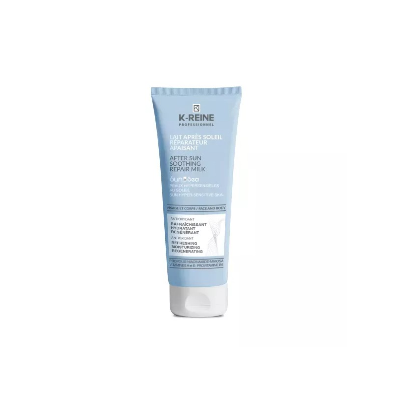 K-reine Lait Après Soleil Réparateur Apaisant 100ml pour Visage et Corps