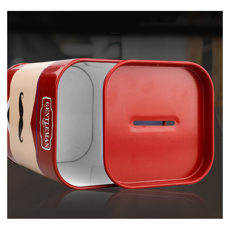 Boîte Poubelle Lame Barbe Coiffure Homme