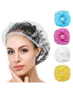 Bonnet Cheveux Plastique 10pcs Shower Cap