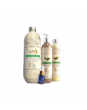 Pack Collagène 1L Brazilian Glow : Soins Collagène 1L + Shampoing Clarifiant 500ml + Masque Fixateur 500ml + Sérum 15ml