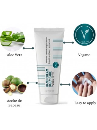 Crème Soin des Mains AIDHA KLHER Peau Sèche Aloe Vera Huile de Babassu