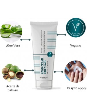 Crème Soin des Mains AIDHA KLHER Peau Sèche Aloe Vera Huile de Babassu