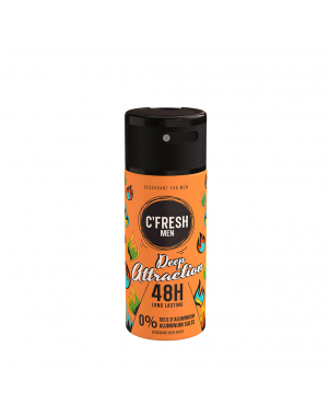 C'Fresh - Déodorant Spray Homme 150ml - Deep Attraction