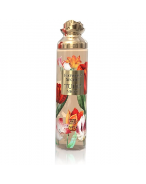 Body Mist Flower's Secret Tulip Night 250ml Emper Perfumes Brume Corporelle Parfumé