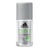 Adidas Roll On 6 In 1 Cool and Dry 50ml 48h Anti Transpiration pour Homme