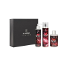 K-Reine Coffret Secret d'Amour : Lait de Corps 200ml Gel Douche 300ml Brume de Luxe Cheveux et Corps 230ml